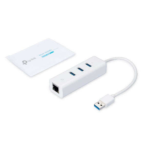 Access Point TP-LINK UE330 USB 3.0 3-Port Hub ve Gigabit Ethern Satın Al