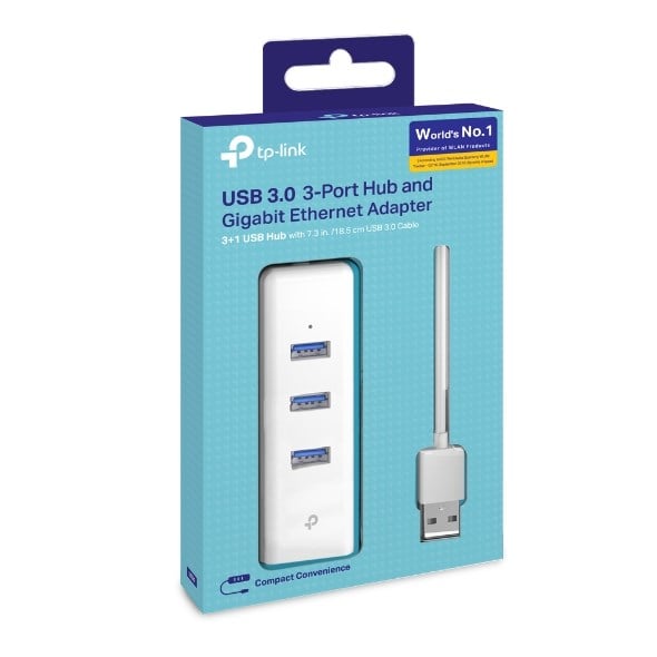 Access Point TP-LINK UE330 USB 3.0 3-Port Hub ve Gigabit Ethern Satın Al