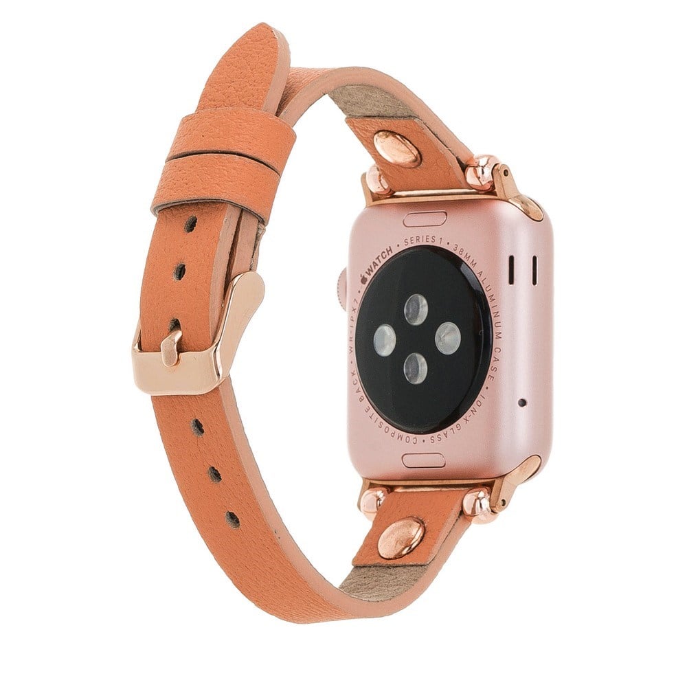 Akıllı Saatler Apple Watch Uyumlu Deri Kordon 42-44-45mm Ferro RT NU3 Satın Al