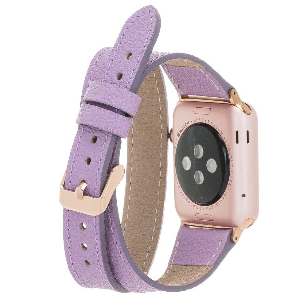 Akıllı Saatler Apple Watch Uyumlu Deri Kordon 42-44-45mm DT CP22 Satın Al