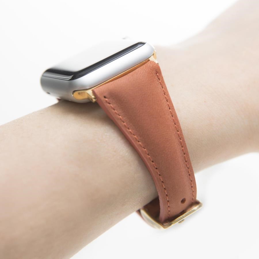 Akıllı Saatler Apple Watch Uyumlu Deri Kordon 42-44-45mm Slim G17 Satın Al