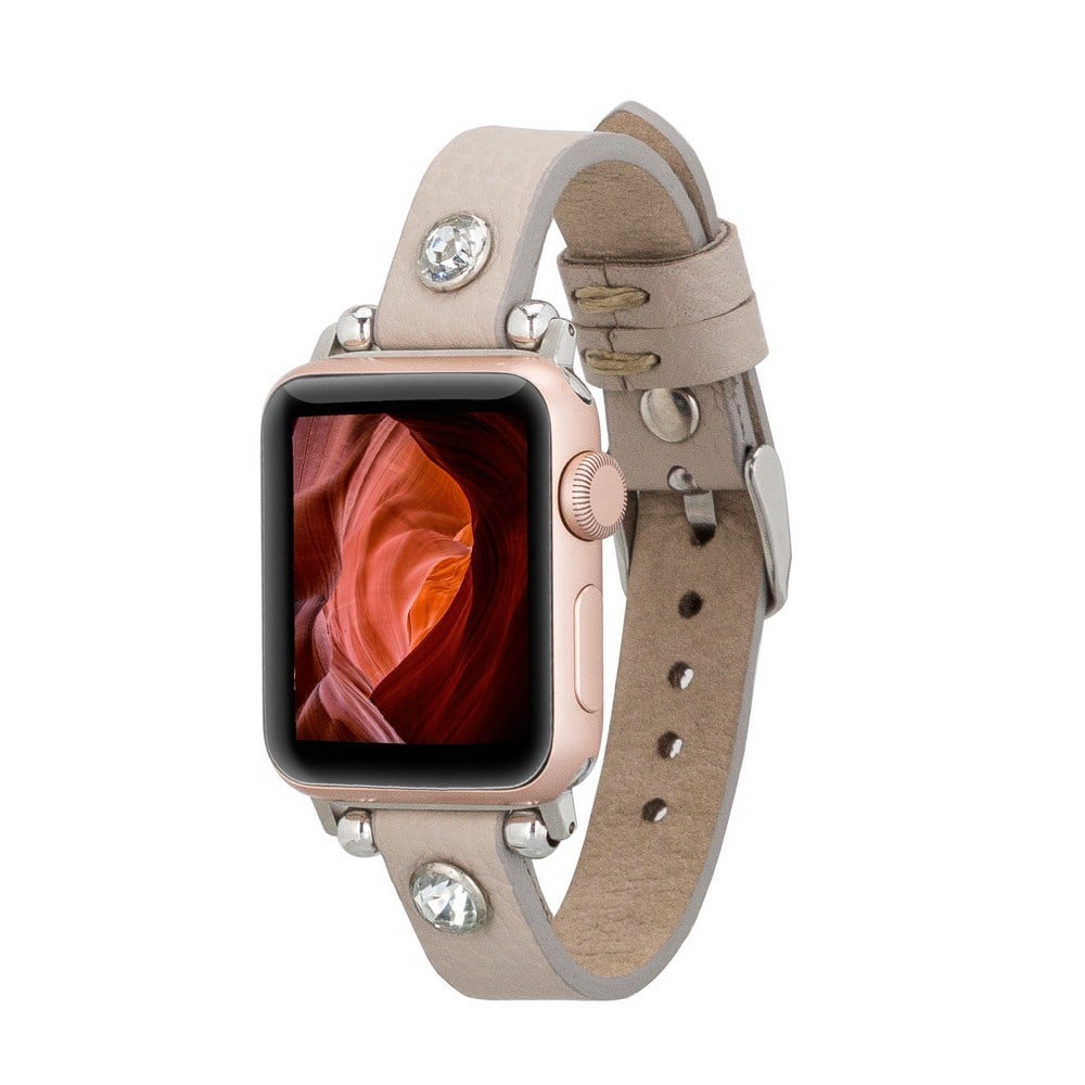 Akıllı Saatler Apple Watch Uyumlu Deri Kordon Visby 38-40-41mm ERC3 Satın Al