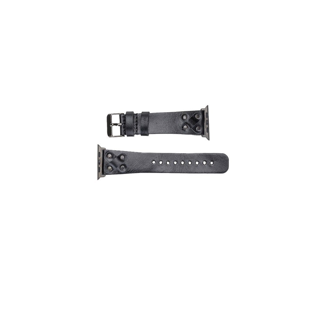Akıllı Saatler Apple Watch Uyumlu Deri Kordon Cross 42-44-45mm BT RST1 Satın Al