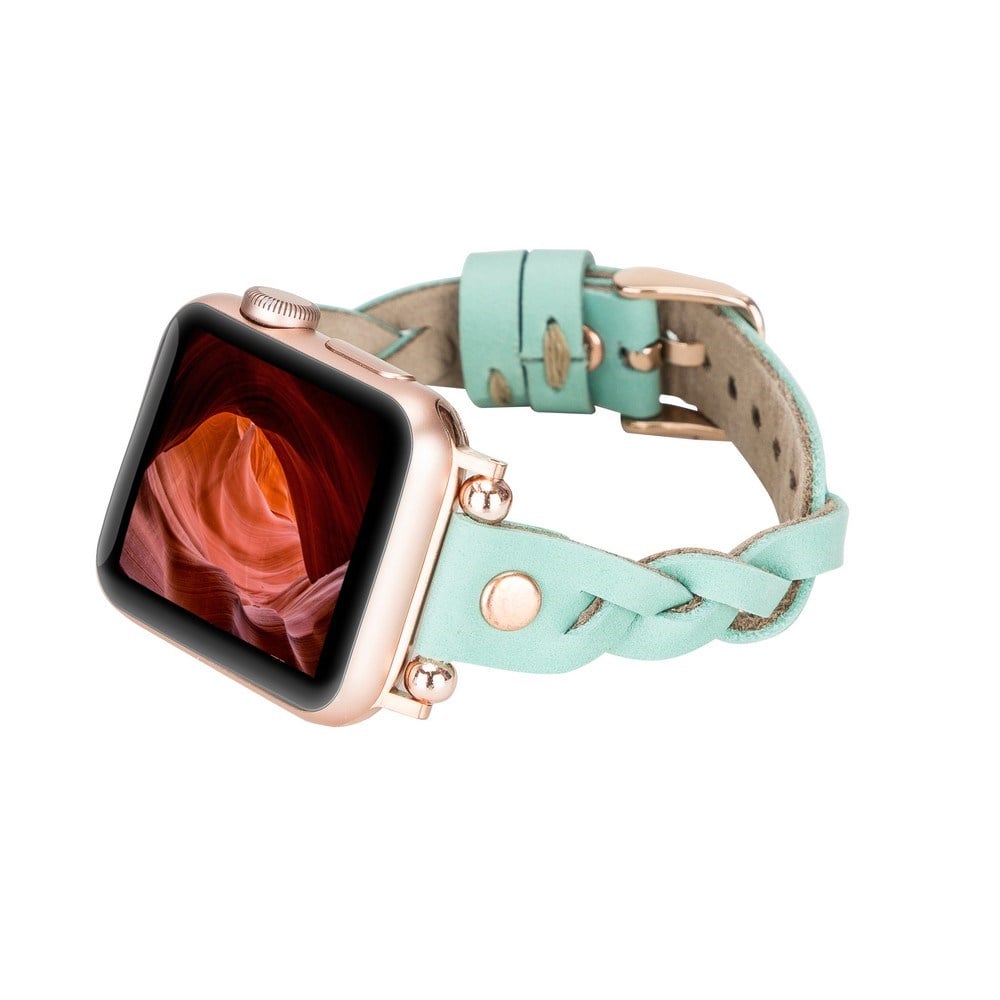 Akıllı Saatler Apple Watch Uyumlu Deri Kordon Wanda 38-40-41mm RT BRN7 Satın Al