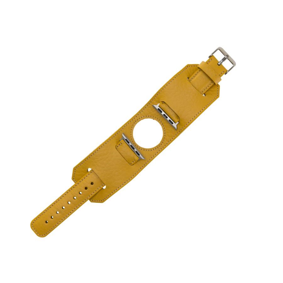 Akıllı Saatler Apple Watch Uyumlu Deri Kordon 42-44-45mm Cuff FL12 Satın Al