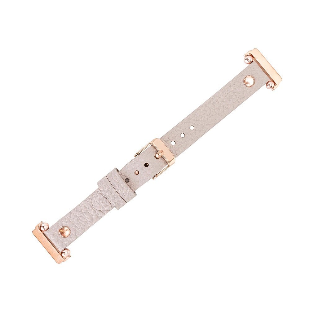 Akıllı Saatler Apple Watch Uyumlu Deri Kordon 42-44-45mm RT ERC3 Bej Satın Al