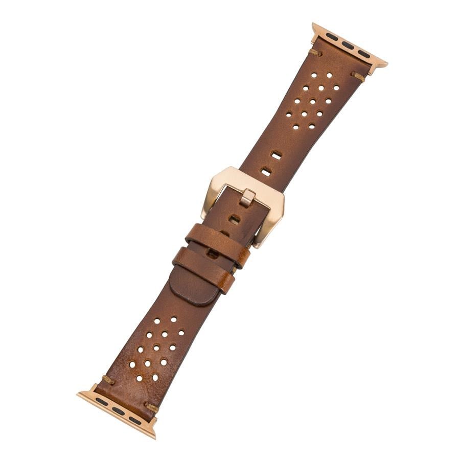 Akıllı Saatler Apple Watch Uyumlu Deri Kordon Vigo 42-44-45mm RST2EF Satın Al