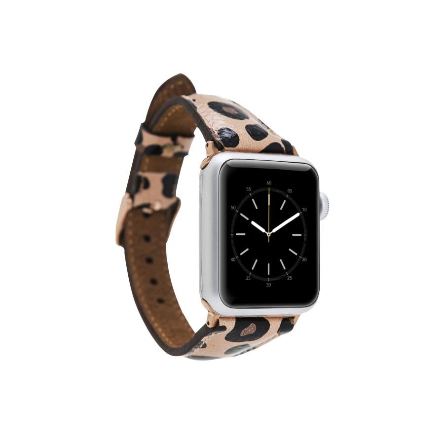 Akıllı Saatler Apple Watch Uyumlu Deri Kordon 42-44-45mm Slim LE02N Satın Al