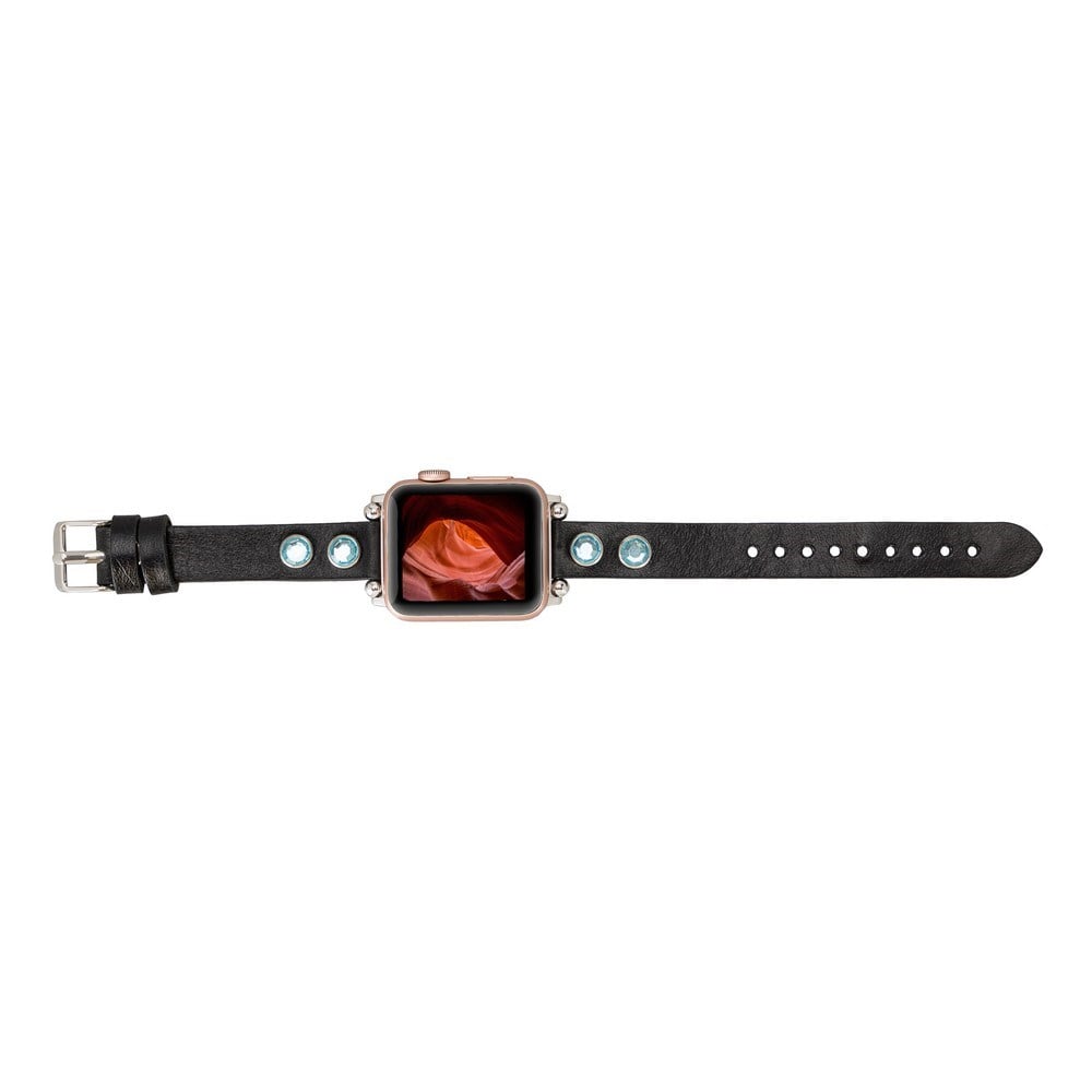 Akıllı Saatler Apple Watch Uyumlu Deri Kordon 38-40-41mm TR RST1 Satın Al
