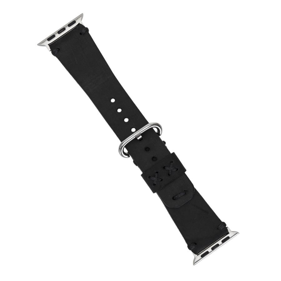 Akıllı Saatler Apple Watch Uyumlu Deri Kordon Orfe 42-44-45mm G1 Siyah Satın Al
