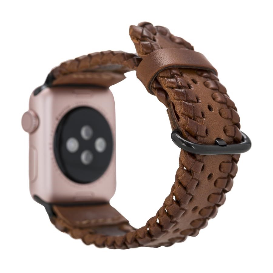 Akıllı Saatler Apple Watch Uyumlu Deri Kordon 42-44-45mm SM58 RST2EF Satın Al