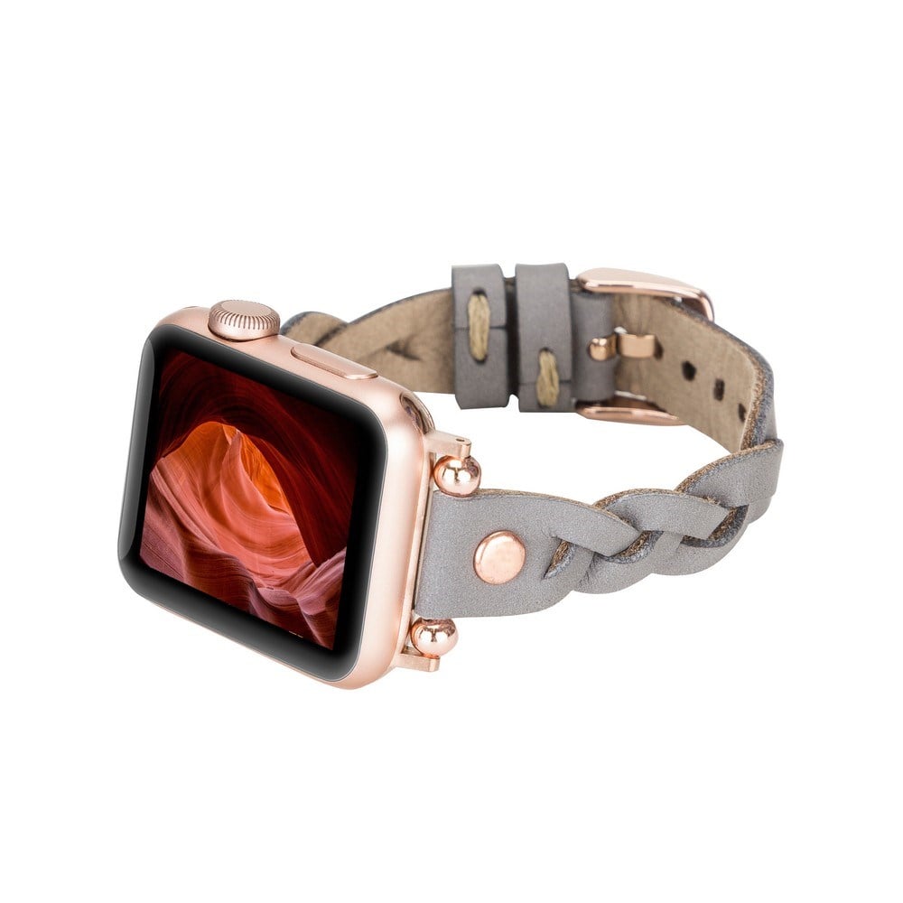 Akıllı Saatler Apple Watch Uyumlu Deri Kordon Wanda 38-40-41mm RT RST9 Satın Al