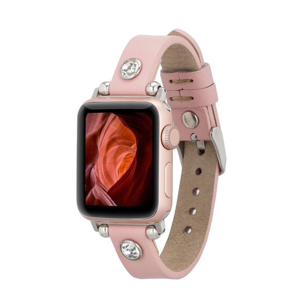 Akıllı Saatler Apple Watch Uyumlu Deri Kordon Visby 38-40-41mm NU2 Satın Al