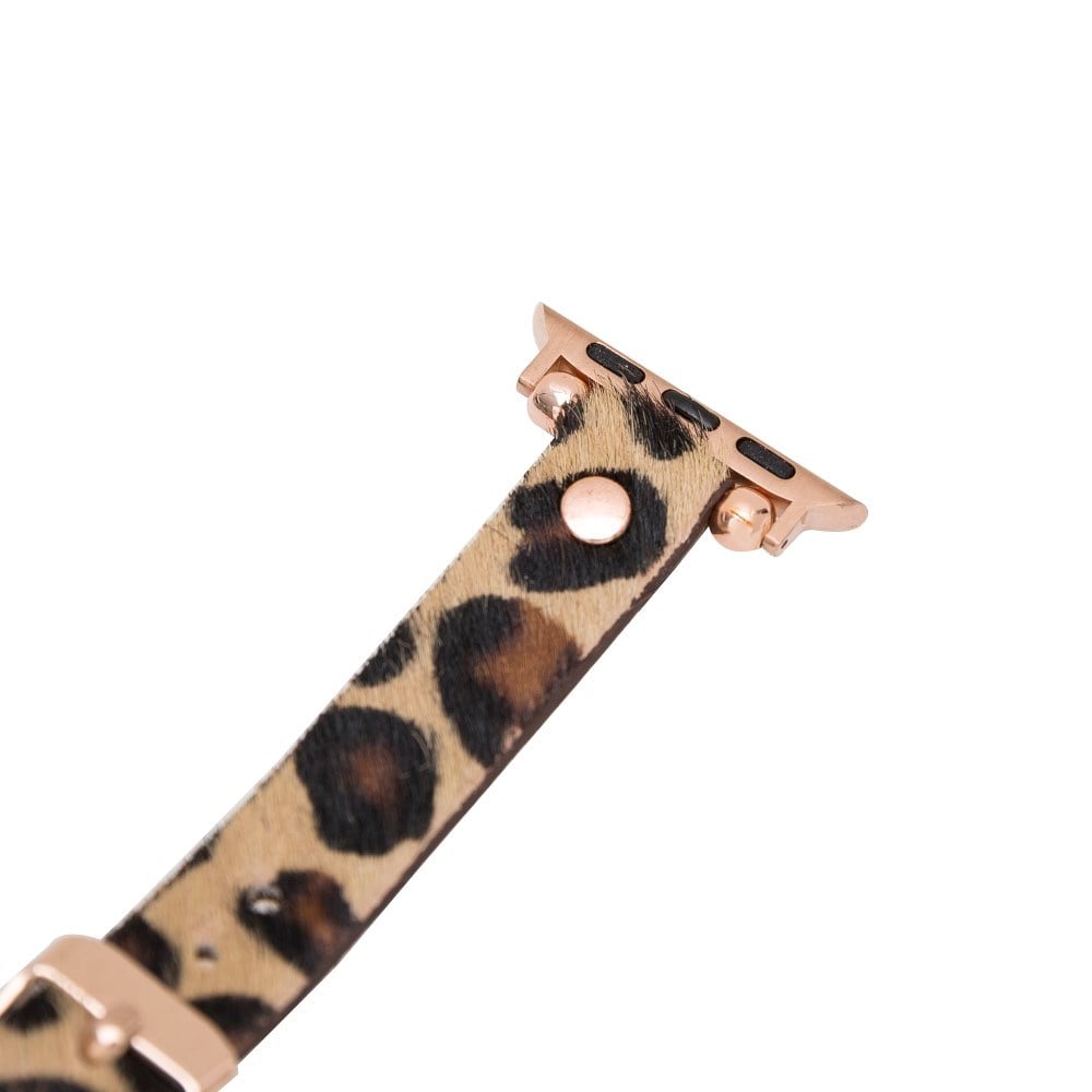 Akıllı Saatler Apple Watch Uyumlu Deri Kordon 38-40-41mm Ferro LEO1N Satın Al