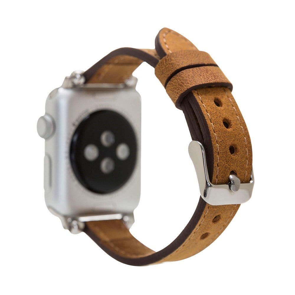Akıllı Saatler Apple Watch Uyumlu Deri Kordon 38-40-41mm Ferro G19 Satın Al