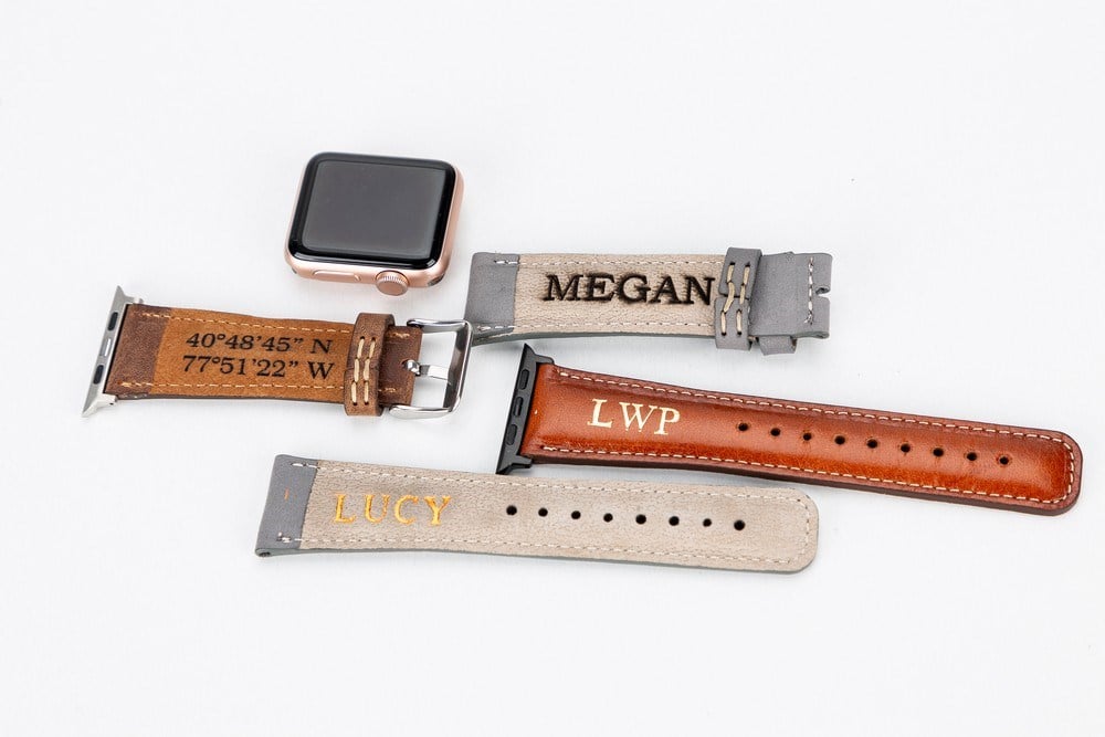 Akıllı Saatler Apple Watch Uyumlu Deri Kordon Ferro 38-40-41mm RT RST9 Satın Al