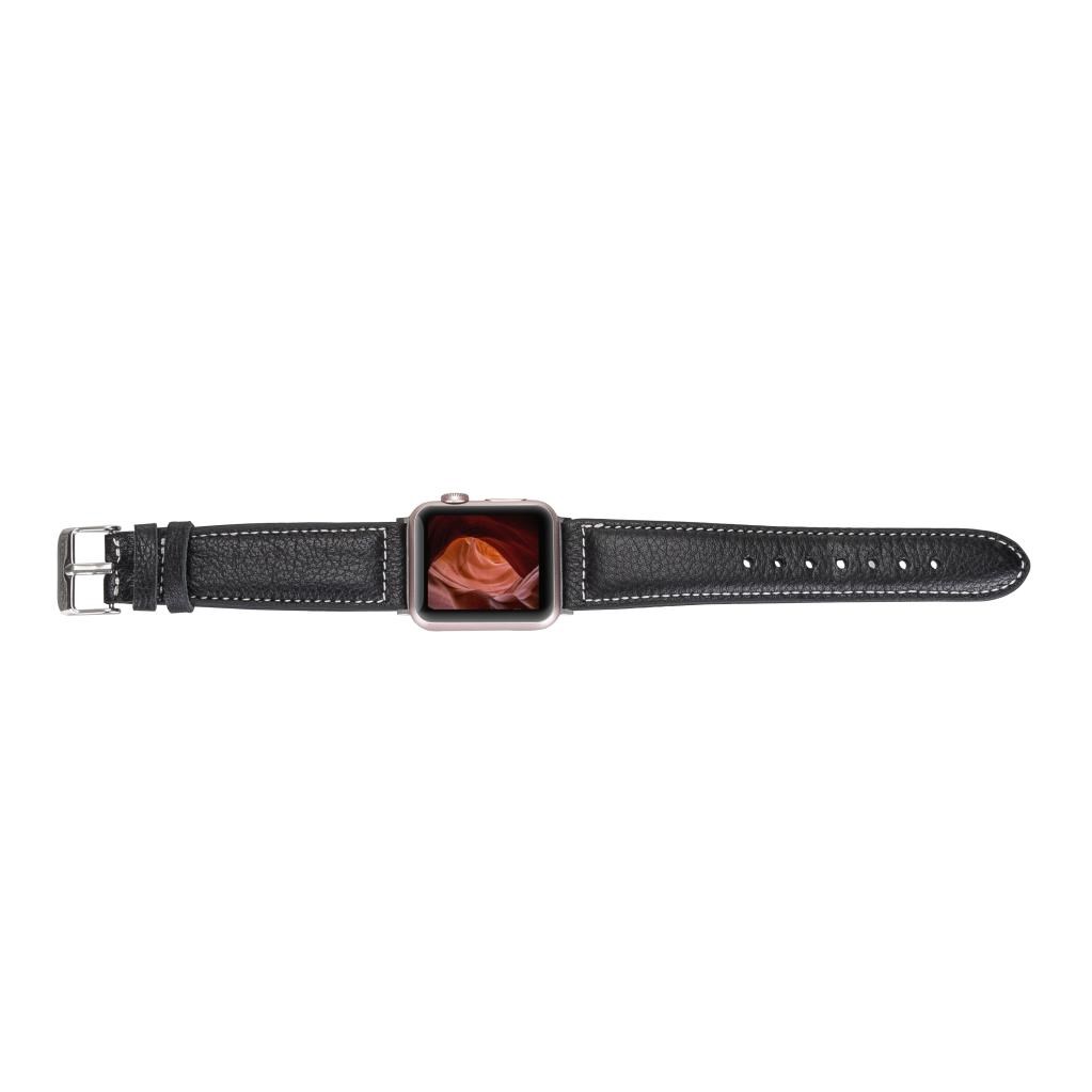 Akıllı Saatler Apple Watch Uyumlu Deri Kordon 42-44-45mm NM1-AS1 Siyah Satın Al