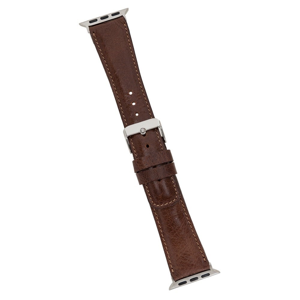 Akıllı Saatler Apple Watch Uyumlu Deri Kordon 42-44-45mm VS5 Satın Al