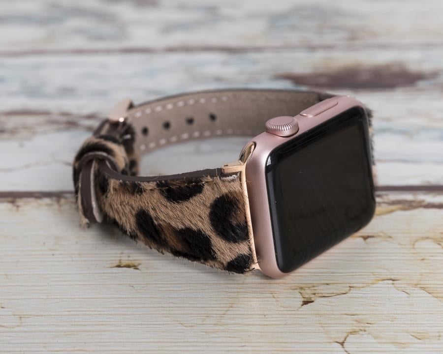 Akıllı Saatler Apple Watch Uyumlu Deri Kordon 42-44-45mm Slim LE01N Satın Al