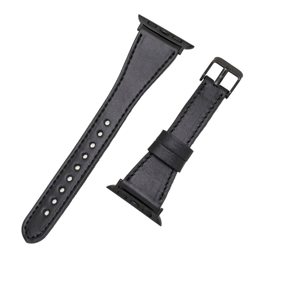 Akıllı Saatler Apple Watch Uyumlu Deri Kordon 42-44-45mm Slim RST1 Satın Al