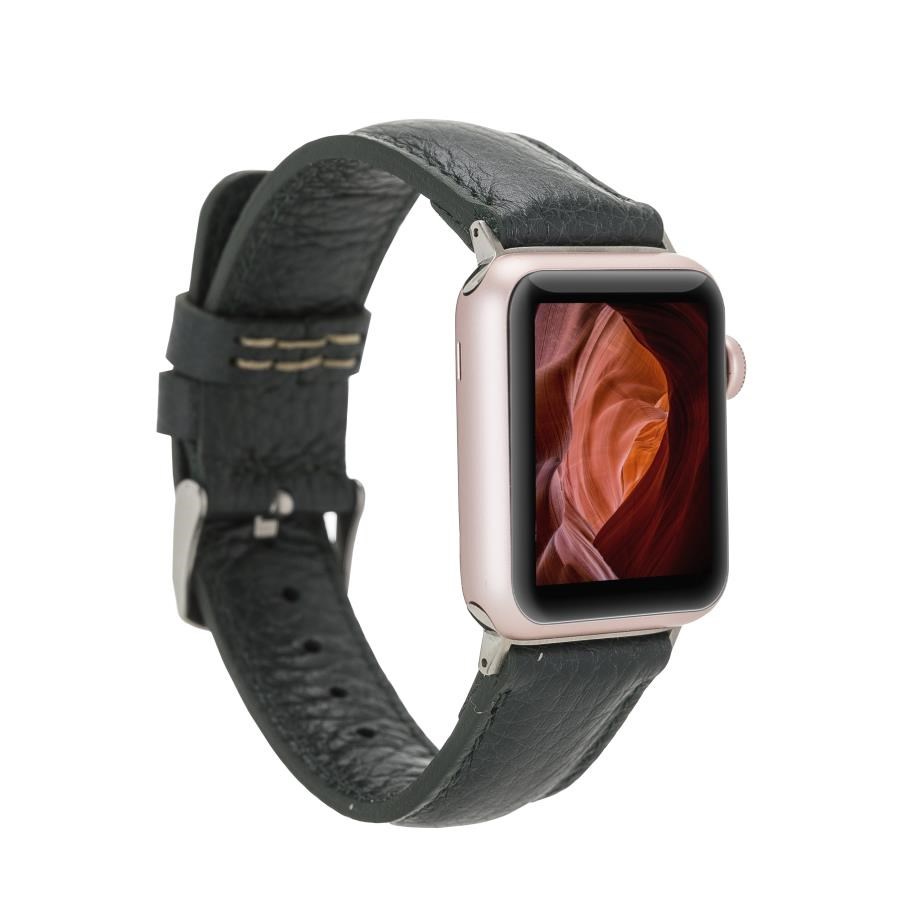 Akıllı Saatler Apple Watch Uyumlu Deri Kordon 38-40-41mm FL13 Satın Al