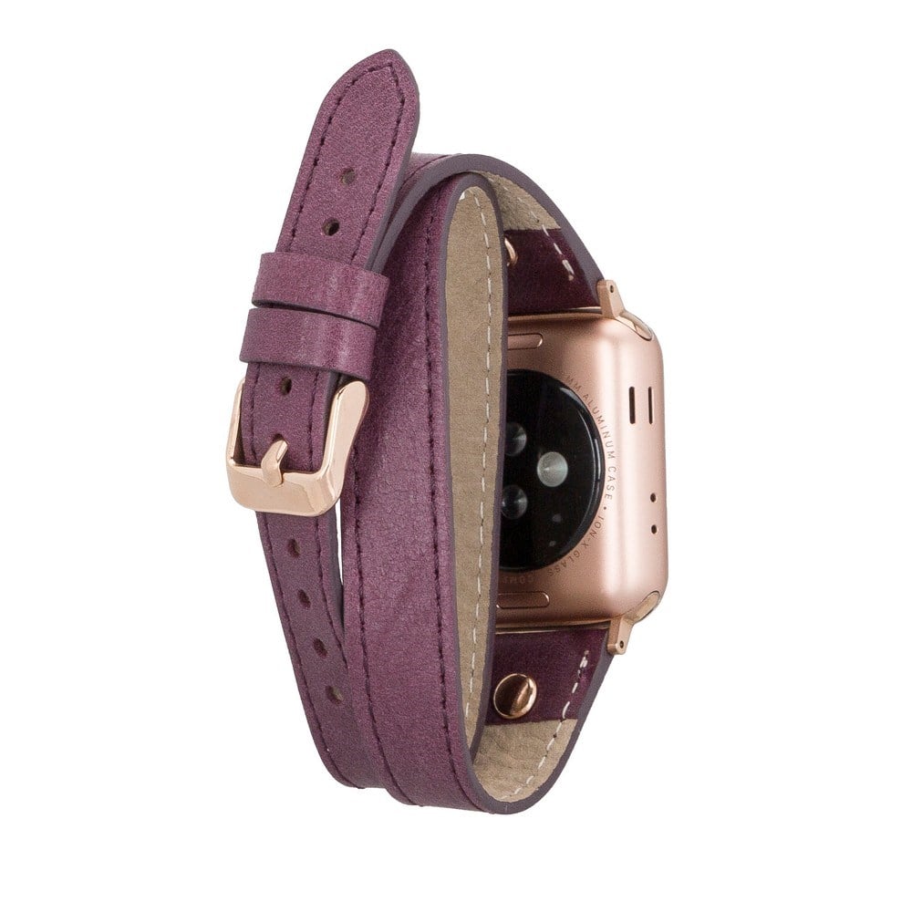 Akıllı Saatler Apple Watch Uyumlu Deri Kordon 38-40-41mm DT Slim CZ7 Satın Al