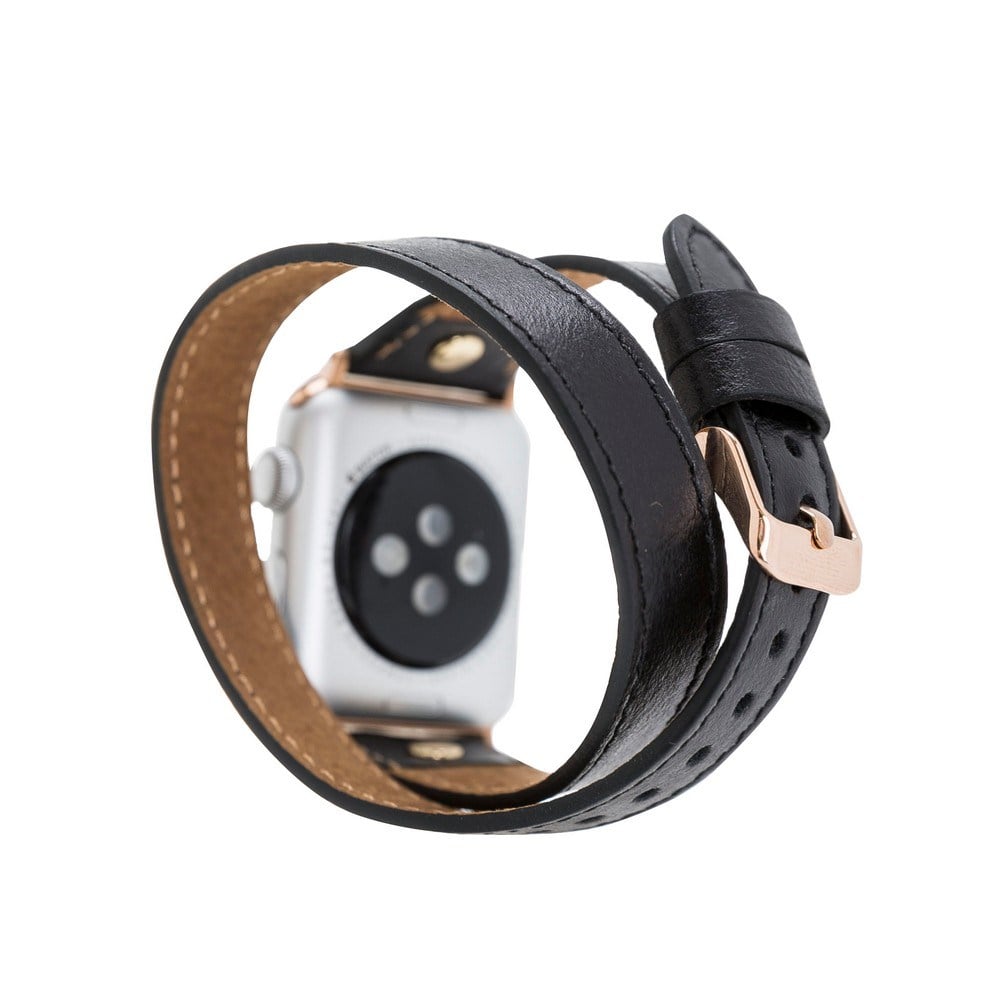 Akıllı Saatler Apple Watch Uyumlu Deri Kordon 42-44-45mm Slim DTGT RST1 Satın Al