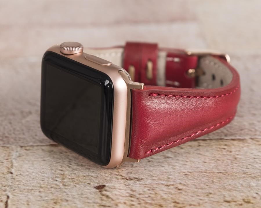Akıllı Saatler Apple Watch Uyumlu Deri Kordon 42-44-45mm Slim V4EF Satın Al