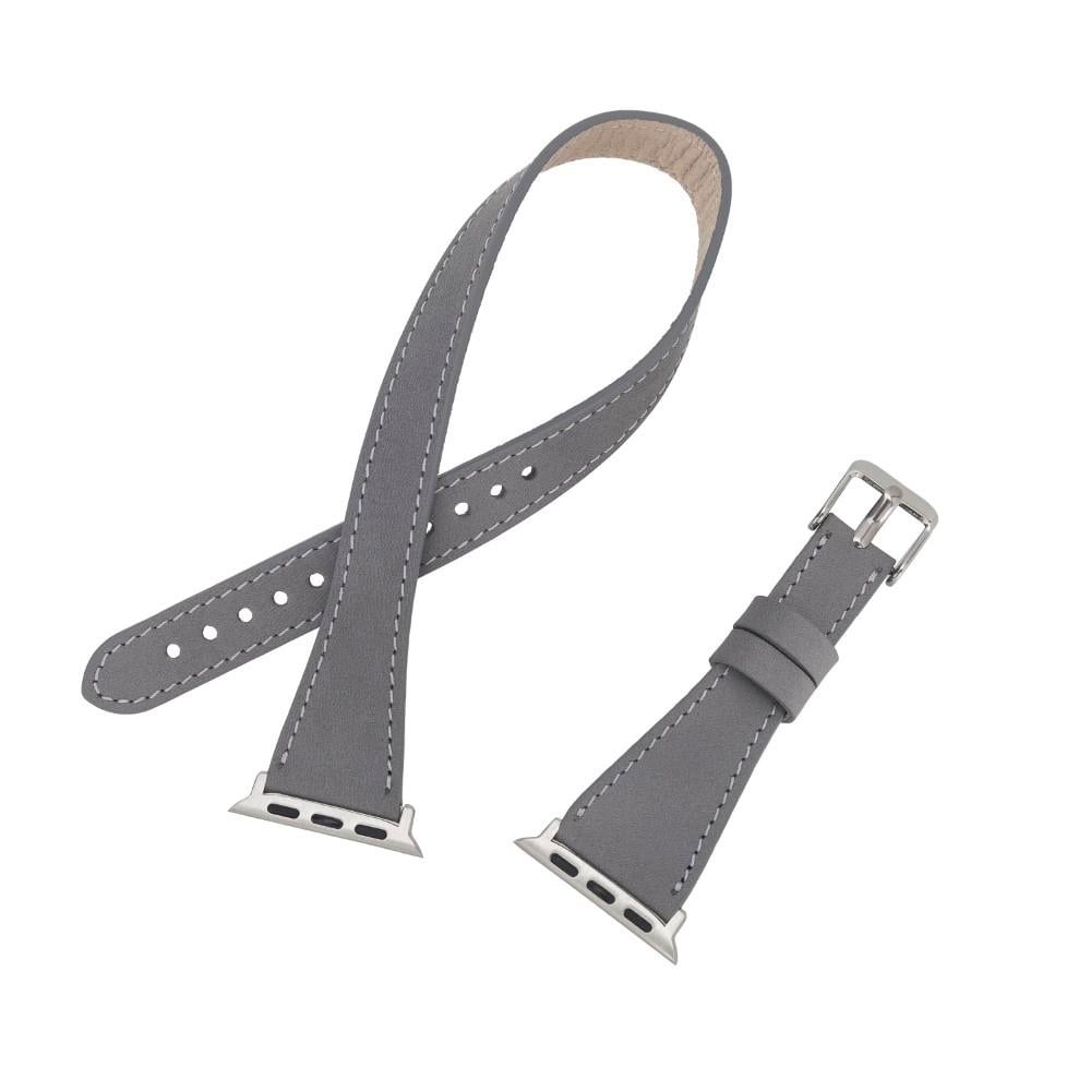 Akıllı Saatler Apple Watch Uyumlu Deri Kordon 42-44-45mm Slim DTQUARST9 Satın Al