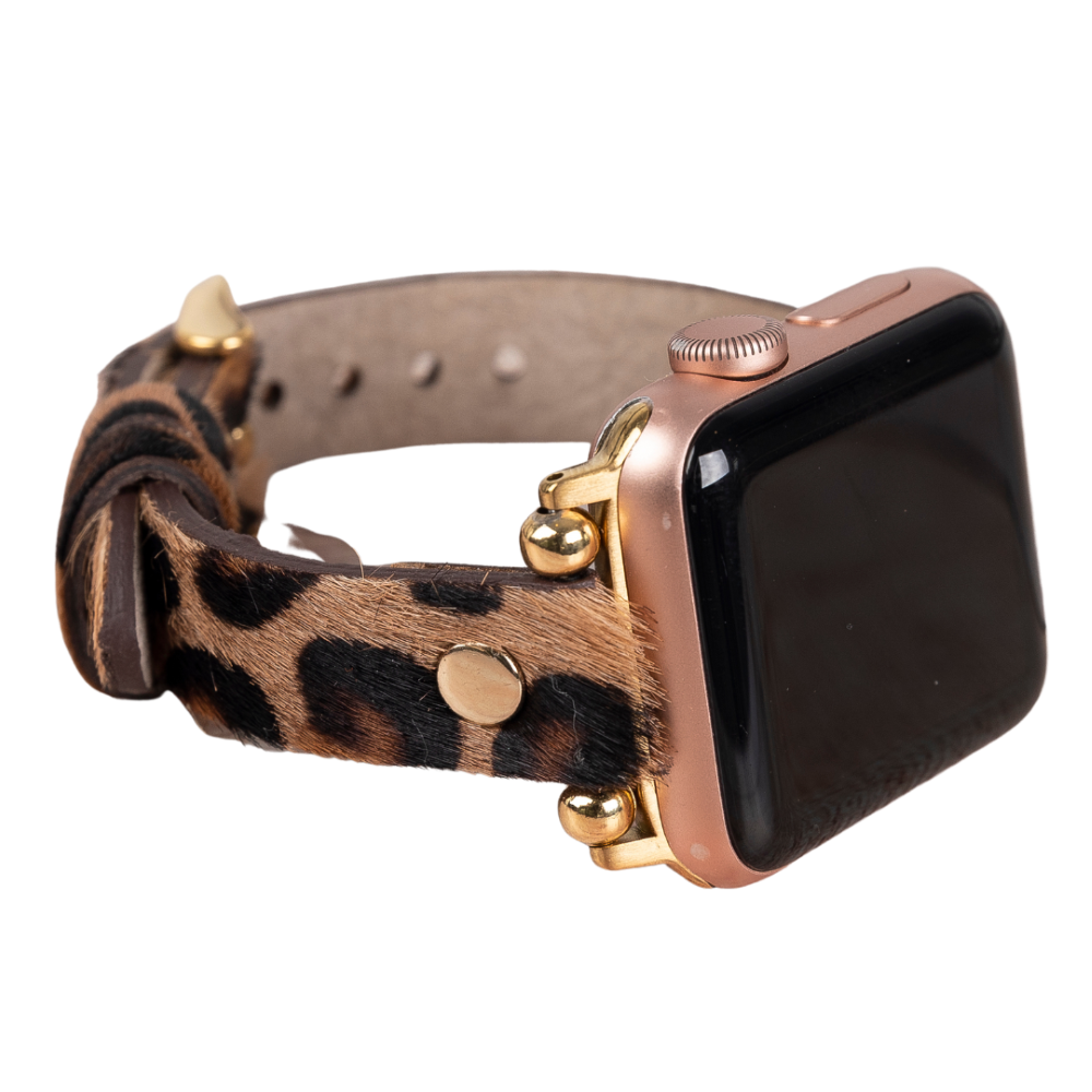 Akıllı Saatler Apple Watch Uyumlu Deri Kordon 38-40-41mm GT LEO1N Satın Al