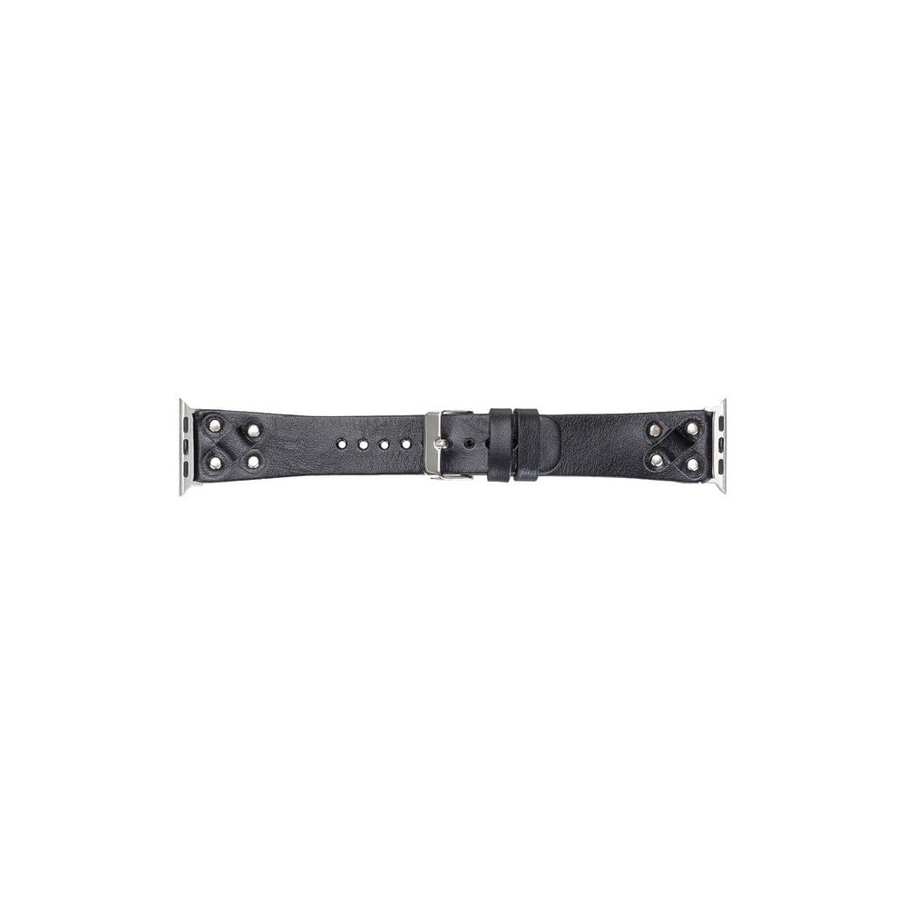 Akıllı Saatler Apple Watch Uyumlu Deri Kordon Cross 42-44-45mm ST RST1 Satın Al