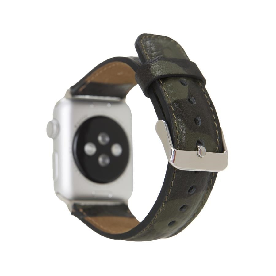Akıllı Saatler Apple Watch Uyumlu Deri Kordon 42-44-45mm KF04N Satın Al