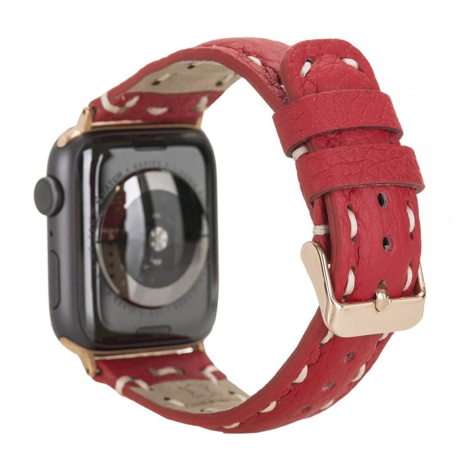 Akıllı Saatler Apple Watch Uyumlu Deri Kordon 38-40-41mm SM43 ERC2 Satın Al
