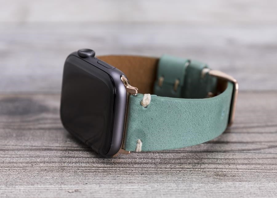 Akıllı Saatler Apple Watch Uyumlu Deri Kordon 42-44-45mm Orfe CZ12 Satın Al