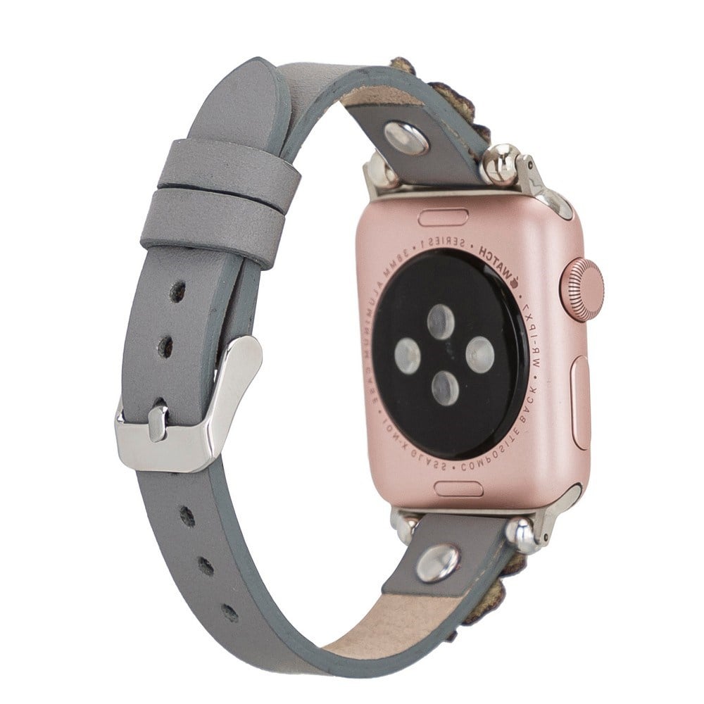 Akıllı Saatler Apple Watch Uyumlu Deri Kordon Clover 38-40-41mm ST RST9 Satın Al