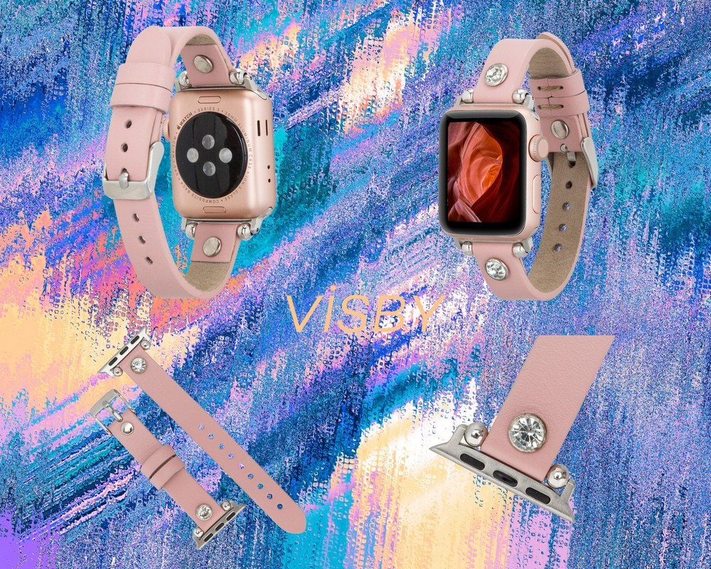 Akıllı Saatler Apple Watch Uyumlu Deri Kordon Visby 38-40-41mm NU2 Satın Al