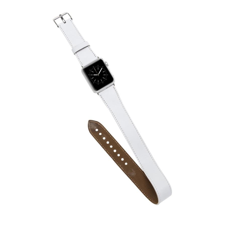 Akıllı Saatler Apple Watch Uyumlu Deri Kordon 38-40-41mm DT F3 Satın Al