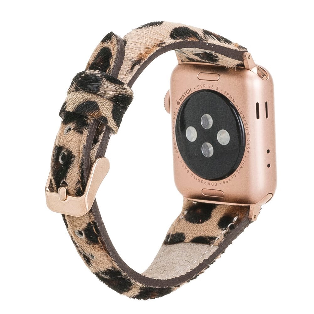 Akıllı Saatler Apple Watch Uyumlu Deri Kordon 42-44-45mm Slim LE01N Satın Al