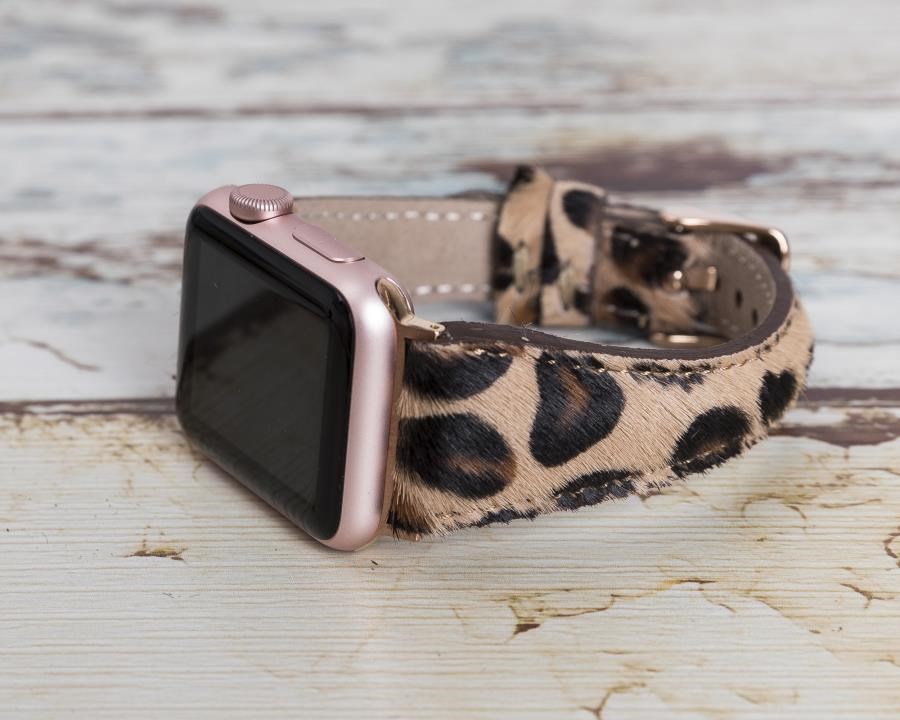 Akıllı Saatler Apple Watch Uyumlu Deri Kordon 42-44-45mm Slim LE01N Satın Al
