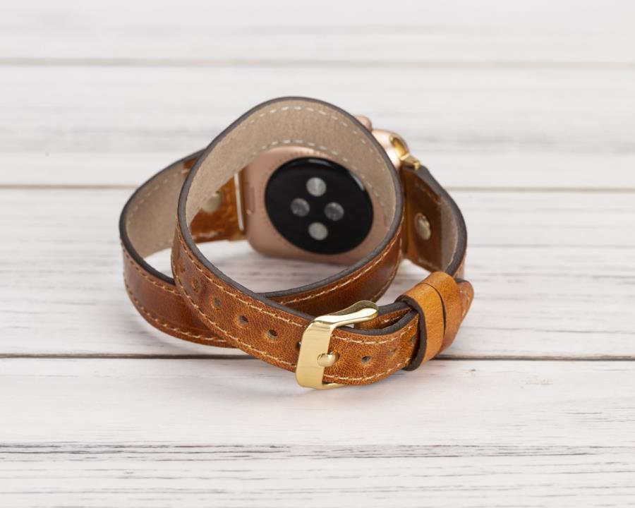 Akıllı Saatler Apple Watch Uyumlu Deri Kordon 42-44-45mm Slim DT GT V18 Satın Al