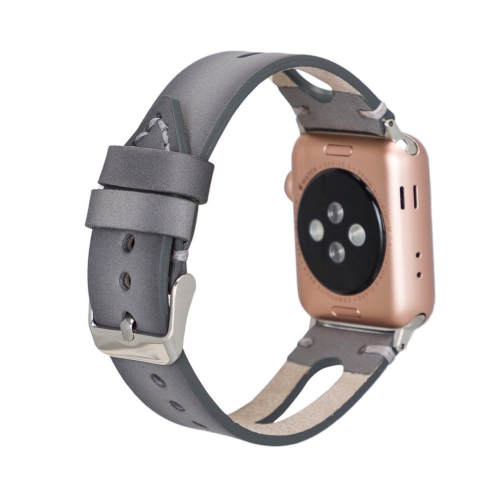 Akıllı Saatler Apple Watch Uyumlu Deri Kordon BA2 42-44-45mm RST9EF Satın Al
