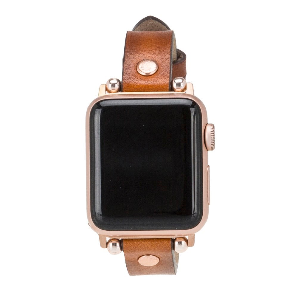 Akıllı Saatler Apple Watch Uyumlu Deri Kordon 42-44-45mm RG RST2EF Satın Al