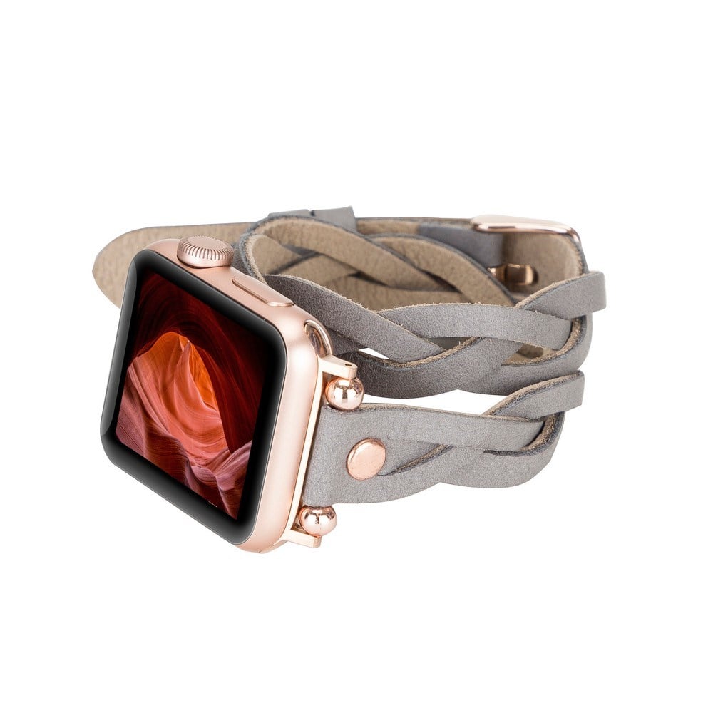 Akıllı Saatler Apple Watch Uyumlu Deri Kordon Peggy 38-40-41mm DTRTRST9 Satın Al