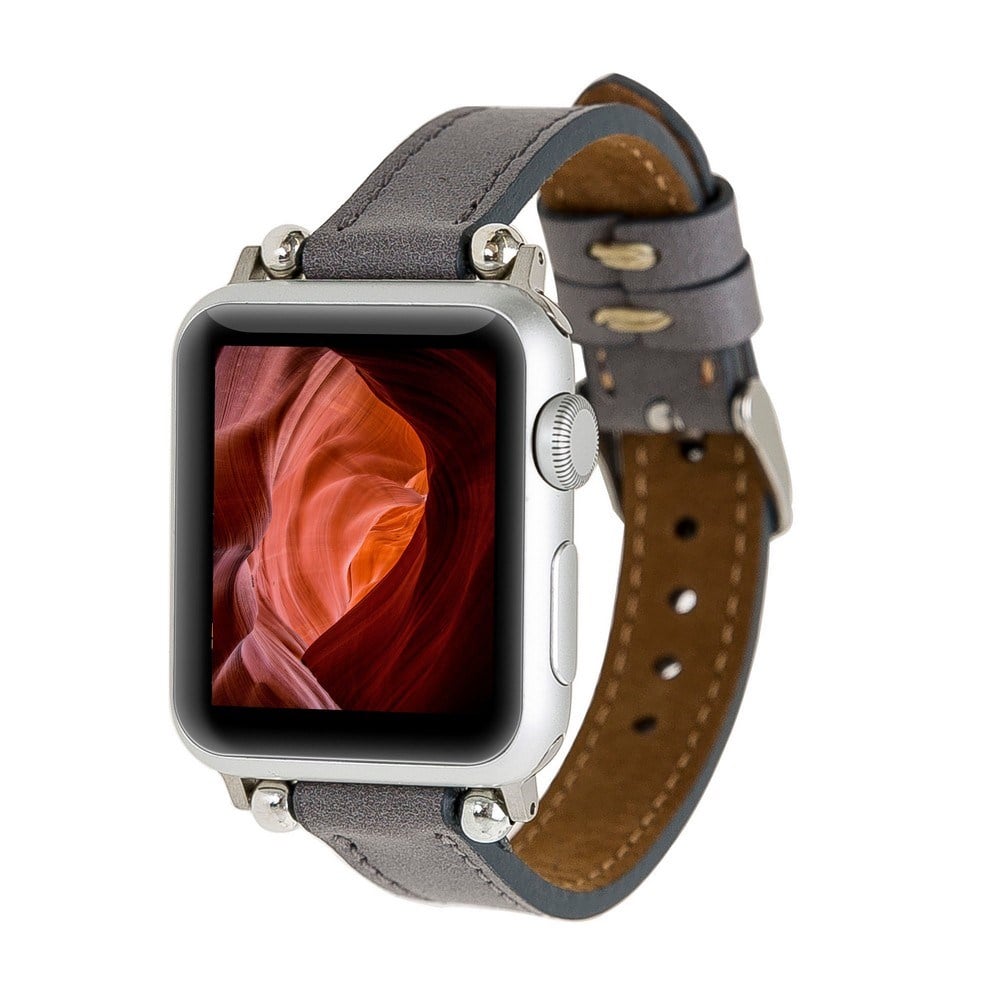 Akıllı Saatler Apple Watch Uyumlu Deri Kordon 38-40-41mm Ferro RST9 Satın Al
