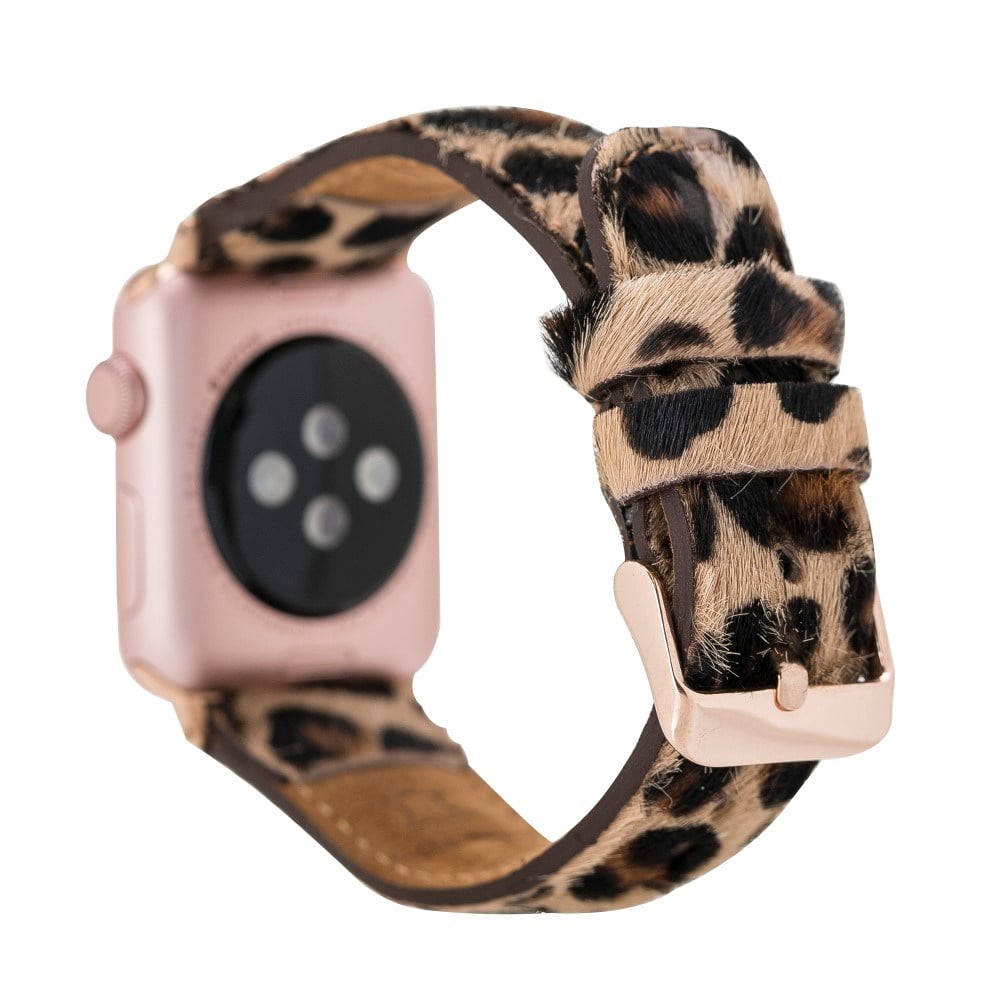 Akıllı Saatler Apple Watch Uyumlu Deri Kordon 42-44-45mm LEO1N Satın Al