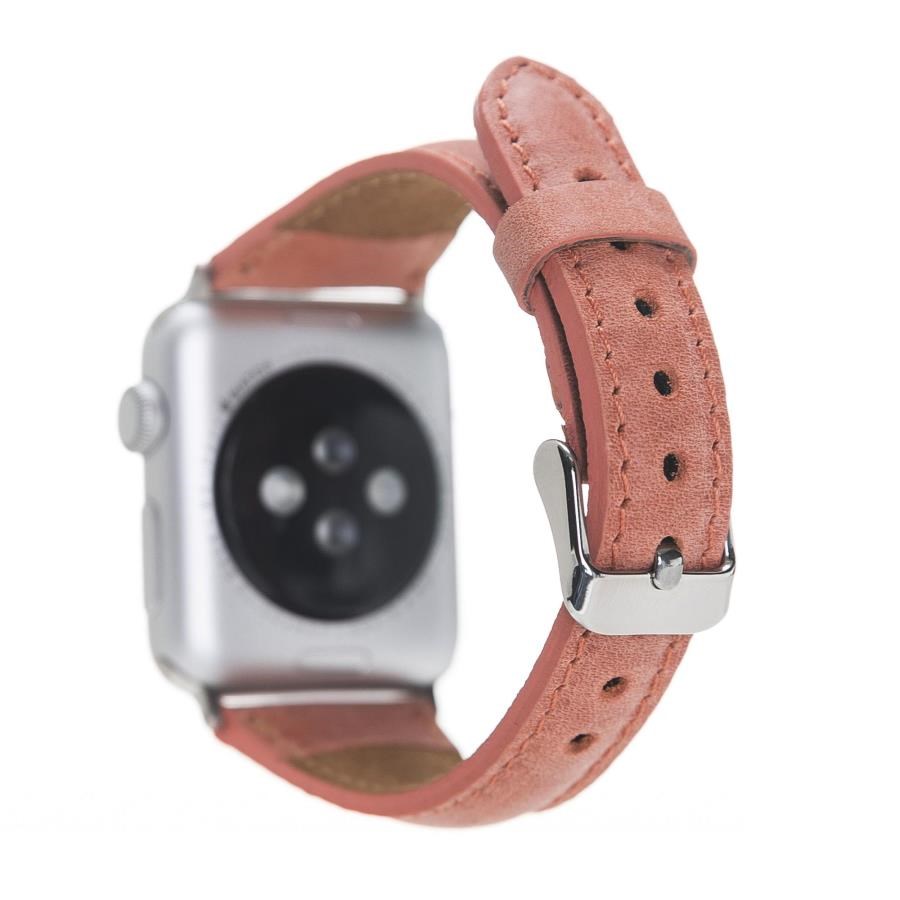 Akıllı Saatler Apple Watch Uyumlu Deri Kordon 42-44-45mm Slim G17 Satın Al
