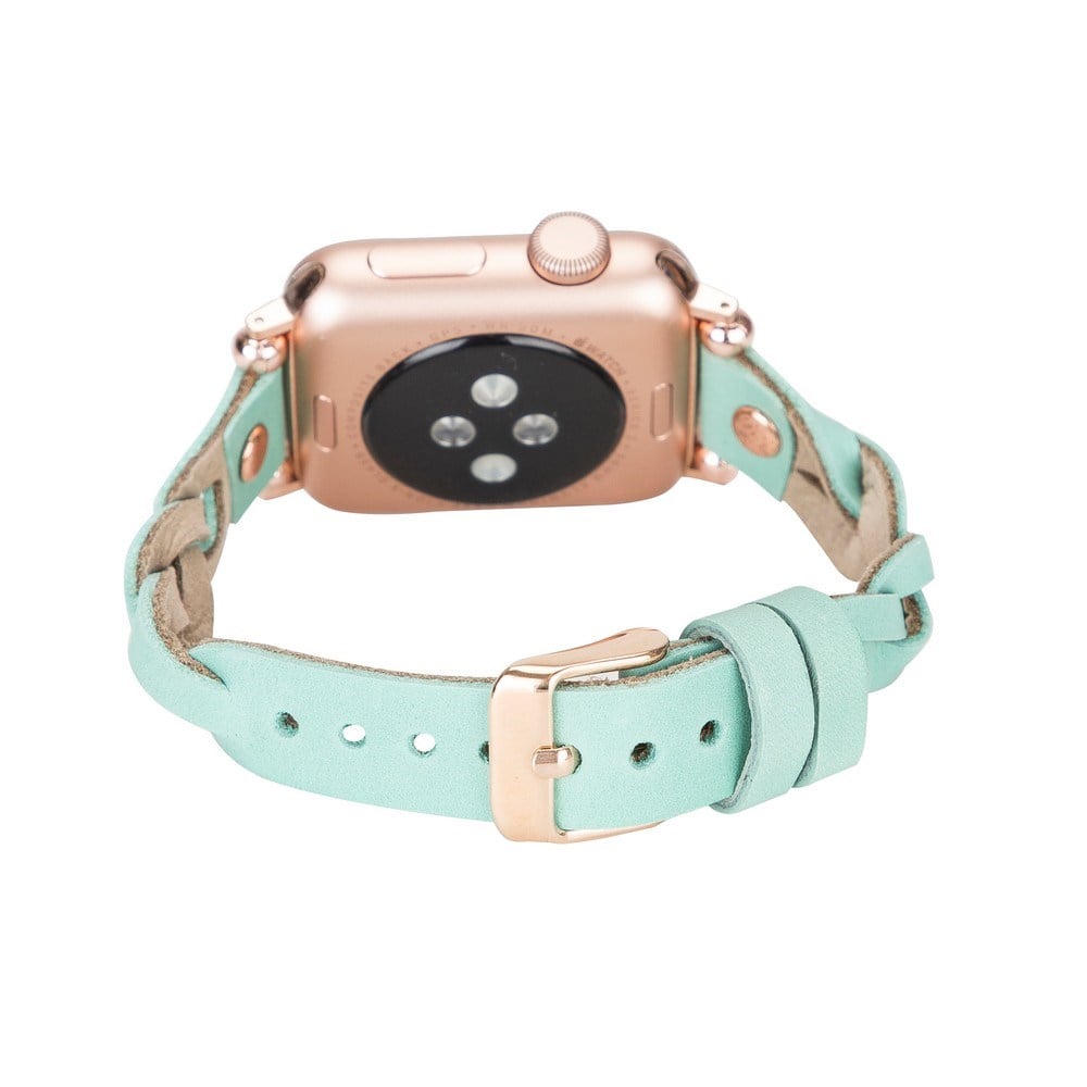 Akıllı Saatler Apple Watch Uyumlu Deri Kordon Wanda 38-40-41mm RT BRN7 Satın Al