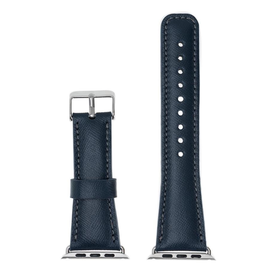 Akıllı Saatler Apple Watch Uyumlu Deri Kordon 38-40-41mm SNB Lacivert Satın Al