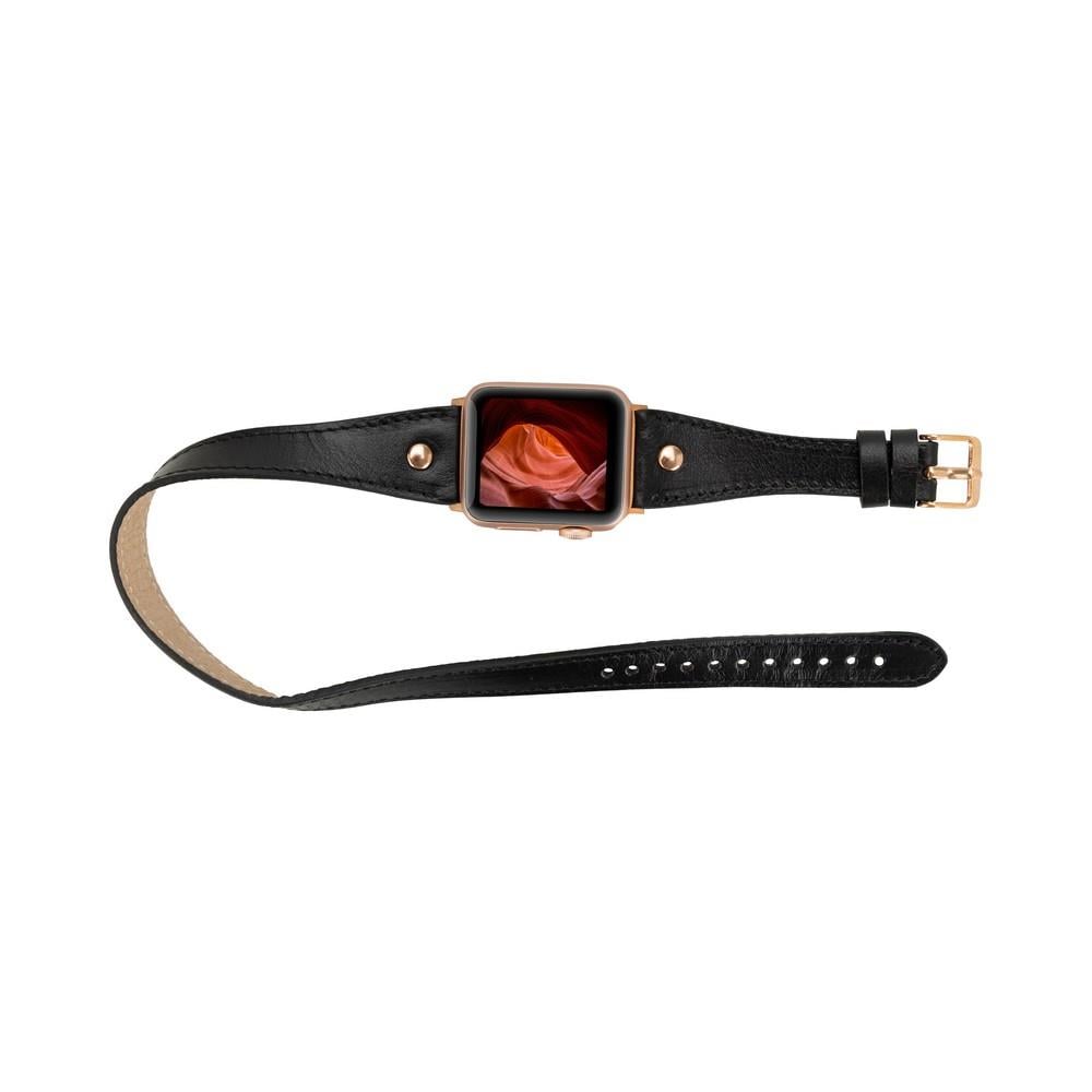 Akıllı Saatler Apple Watch Uyumlu Deri Kordon 42-44-45mm DT RG RST1 Satın Al