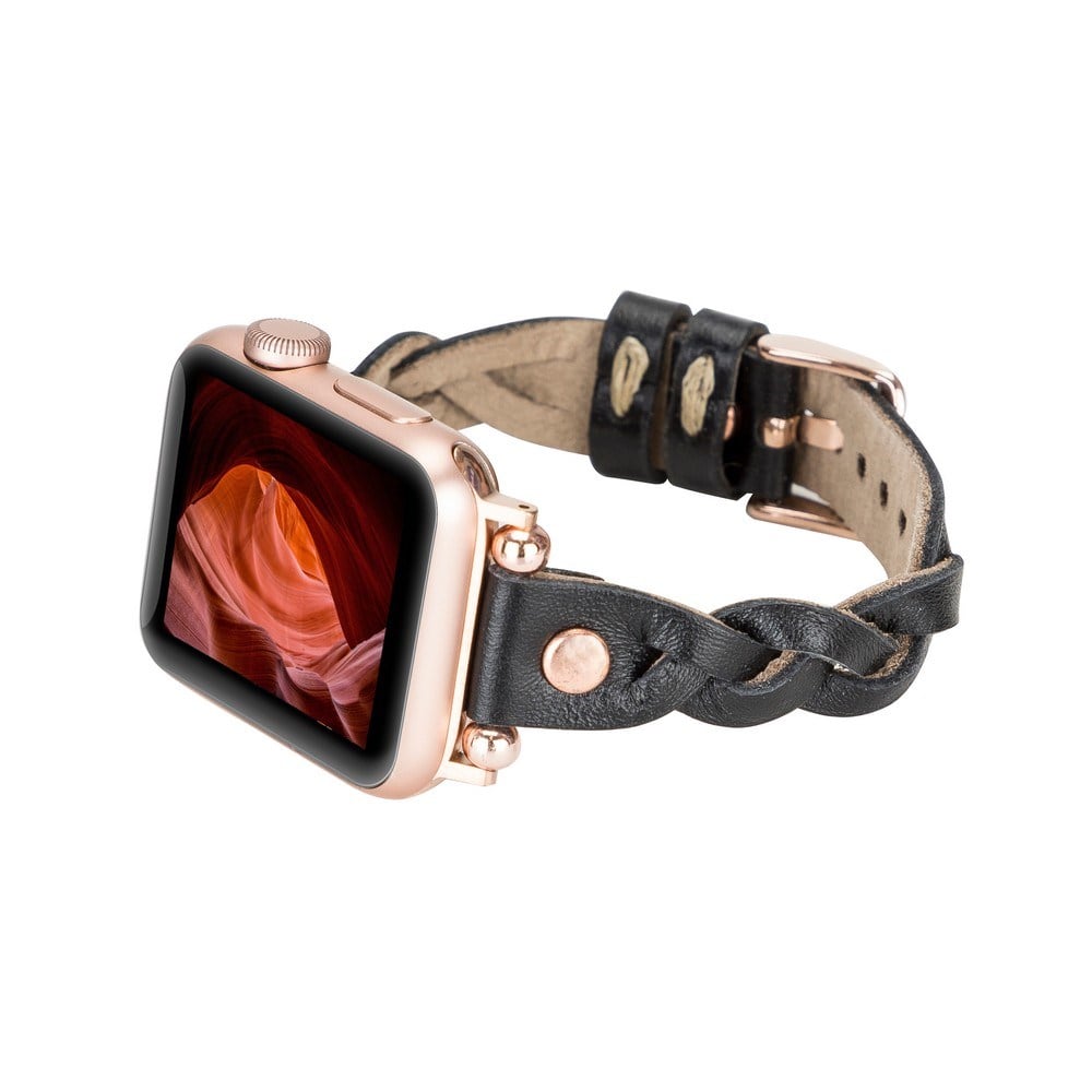 Akıllı Saatler Apple Watch Uyumlu Deri Kordon Wanda 38-40-41mm RT RST1 Satın Al